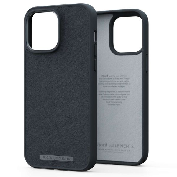 Njorð Collections Wildleder Comfort+ Case für das iPhone 14 Pro Max - Black