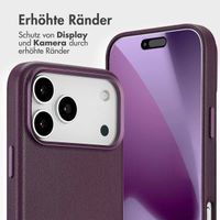 Accezz 2-in-1 Klapphülle aus Leder mit MagSafe Apple iPhone 17 Pro Max - Heath Purple