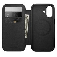 Nomad Modern Leather Folio Klapphülle Apple iPhone 17 - Braun