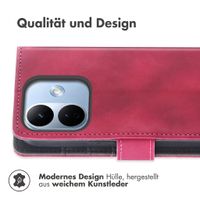 imoshion Klapphülle mit Kordel Xiaomi Redmi Note 17 Pro - Rot