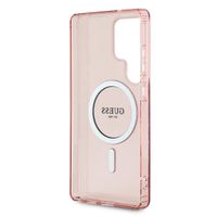 Guess MagSafe IML Glitter Gradient Case Samsung Galaxy S25 Ultra - Rosa