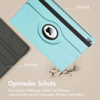 imoshion 360° drehbare Klapphülle Apple iPad 9 (2021) 10.2 Zoll / iPad 8 (2020) 10.2 Zoll / iPad 7 (2019) 10.2 Zoll - Hellblau