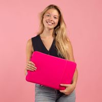 imoshion Laptop Hülle 15-16 Zoll - Laptop Sleeve mit Fach - Hot Pink