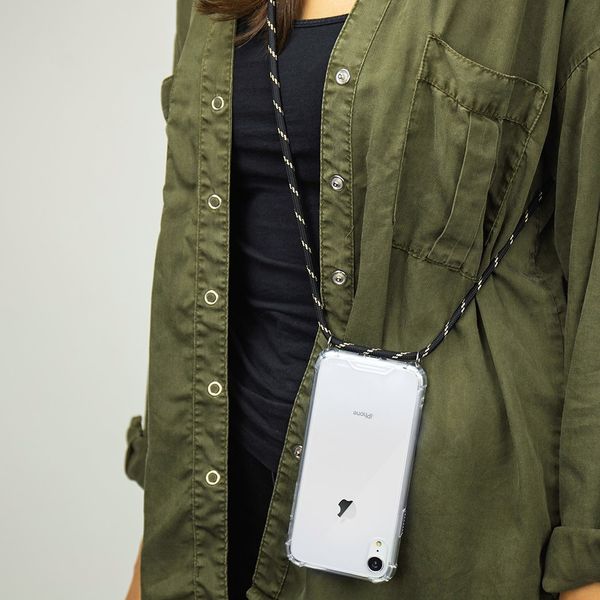 imoshion Backcover mit Band Schwarz Gold für das Apple iPhone Xs / X