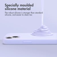 Accezz Liquid Silikoncase Apple iPhone SE (2022 / 2020) / 8 / 7 - Violett