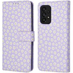 imoshion Design Klapphülle Samsung Galaxy A53 - White Daisy