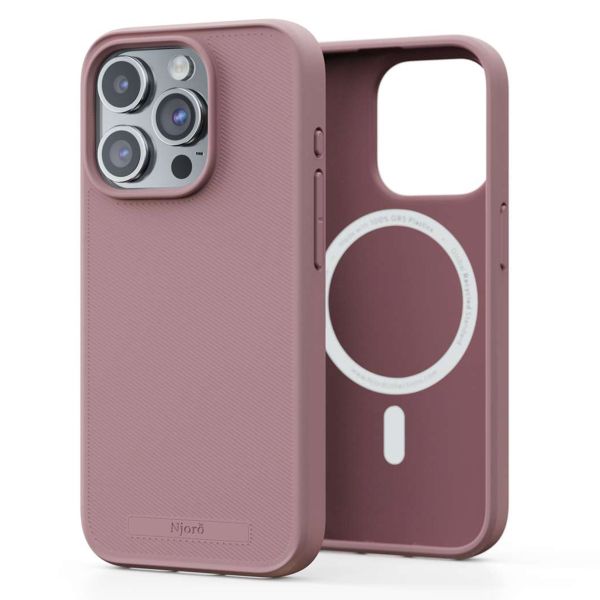 Njorð Collections Slim Case MagSafe für das iPhone 15 Pro - Pink Blush