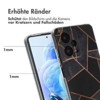 imoshion Design Hülle für das Xiaomi Redmi Note 12 Pro - Black Graphic