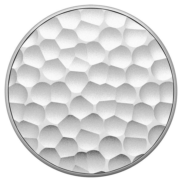 PopSockets Luxus PopGrip - Hammered Metal Silver