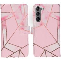 imoshion Design TPU Klapphülle Samsung Galaxy S23 Plus - Pink Graphic