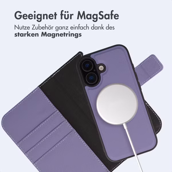 imoshion Herausnehmbare 2-in-1 Luxus-Bookcase Apple iPhone 17 - Violett