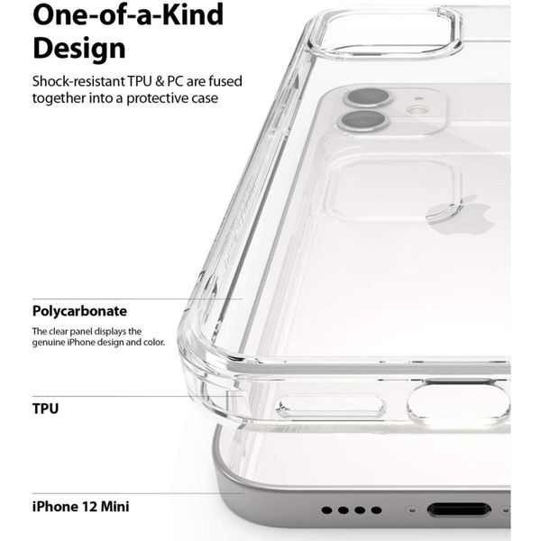 Ringke Fusion Case für das iPhone 12 Mini - Transparent