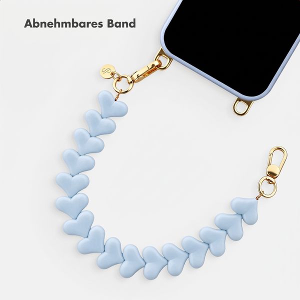 Selencia Lova Herz-Handgelenkbande - Powder Blue