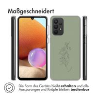 imoshion Design Hülle für das Samsung Galaxy A33 - Floral Green