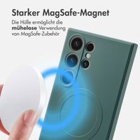 imoshion Color Back Cover mit MagSafe Samsung Galaxy S24 Ultra - Dunkelgrün