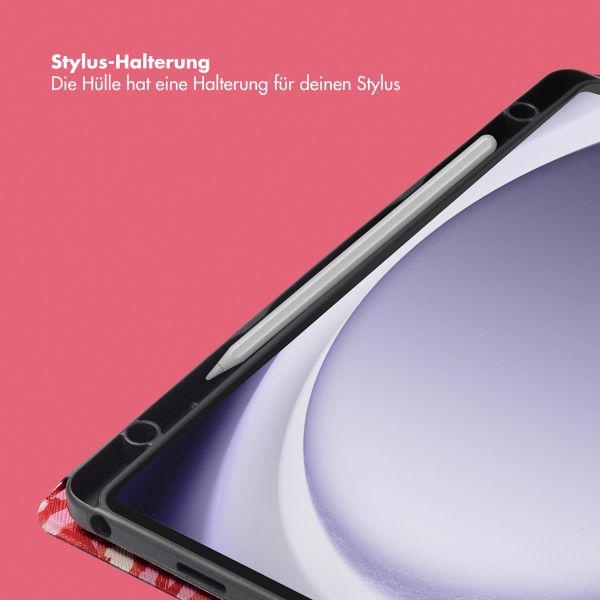 Selencia Vivid Klapphülle Samsung Galaxy Tab A9 Plus - Wild Spots Lipstick