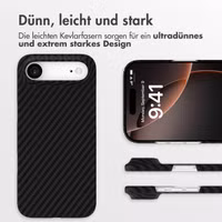 Accezz MagSafe Kevlar Hülle Apple iPhone Air - Schwarz