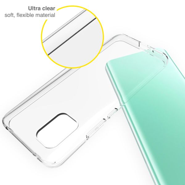 Accezz Clear TPU Backcover Xiaomi Mi 10 Lite - Transparent