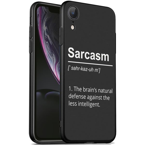 imoshion Design Hülle für das iPhone Xr - Quote - Schwarz