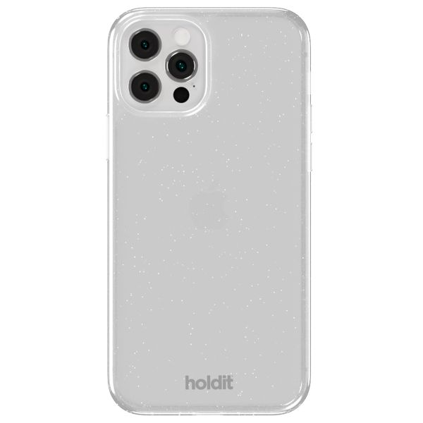 Holdit Glitzer Case für das iPhone 12 / 12 Pro  - White