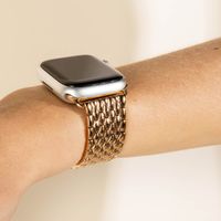 Selencia Drachenarmband aus Stahl für die Apple Watch Series 1 bis 9 / SE (38/40/41 mm) | Series 10 (42 mm) - Roségold