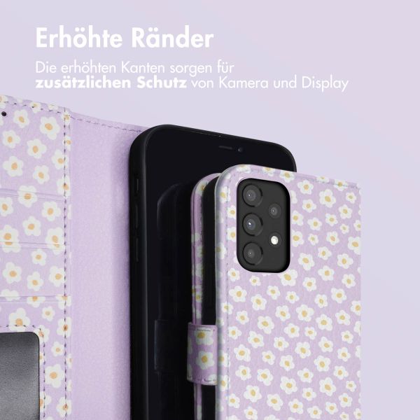 imoshion Design Klapphülle Samsung Galaxy A33 - White Daisy