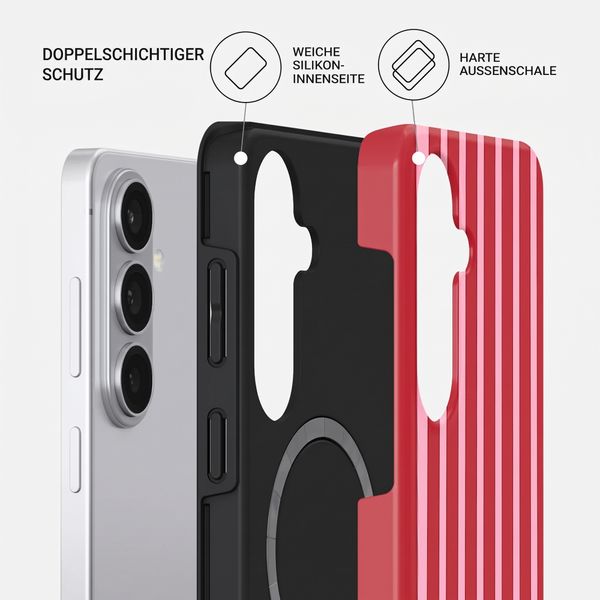 Burga Tough Back Cover MagSafe Samsung Galaxy S26 - Strawberry Jam