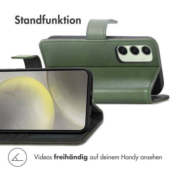 imoshion Luxuriöse Klapphülle Samsung Galaxy S24 FE - Grün