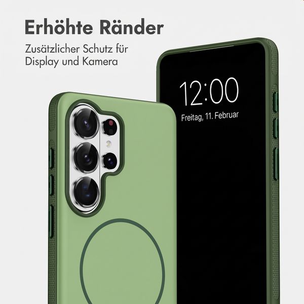 imoshion Color Backcover mit Thin MagSafe Ring Samsung Galaxy S26 Ultra - Dunkelgrün