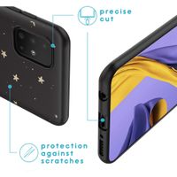 imoshion Design Hülle für das Samsung Galaxy A51 - Sterne / Schwarz