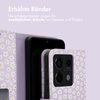 imoshion Design Klapphülle für das Xiaomi Redmi Note 13 Pro (5G) / Poco X6 - White Daisy