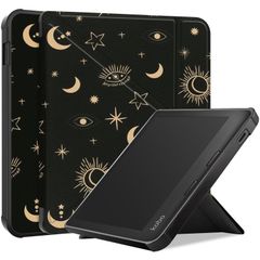 imoshion Design Klappbare Klapphülle für das Kobo Libra 2 / Tolino Vision 6 - Stars Sky