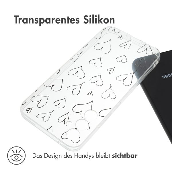 imoshion Design Hülle für das Samsung Galaxy A34 (5G) - Hearts