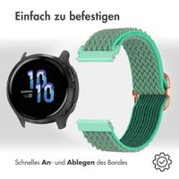 imoshion Elastisches Nylonarmband -   Universelle 22 mm Anschluss - Türkis