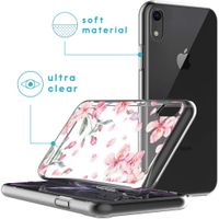 imoshion Design Hülle Apple iPhone Xr - Blume - Rosa
