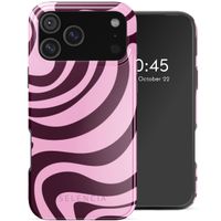 Selencia Vivid Rückabdeckung mit MagSafe Apple iPhone 18 Pro Max / 17 Pro Max - Wavy Swirl Pink Plum
