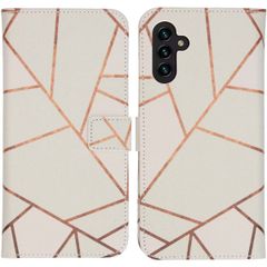 imoshion Design TPU Klapphülle für das Samsung Galaxy A13 (5G) / A04s - White Graphic