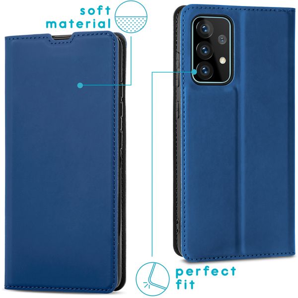 imoshion Slim Folio Klapphülle Samsung Galaxy A52(s) (5G/4G) - Dunkelblau