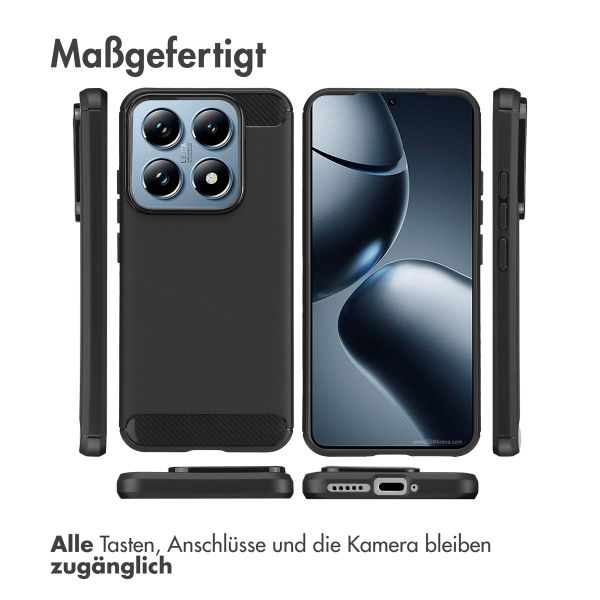 imoshion Brushed Back Cover Xiaomi 14 - Schwarz