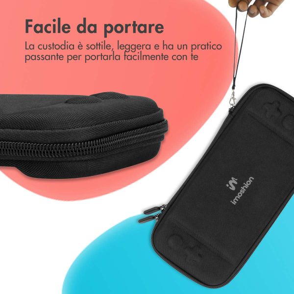 imoshion ﻿Schale für Nintendo Switch – Hülle für Nintendo Switch / Switch OLED – Schwarz