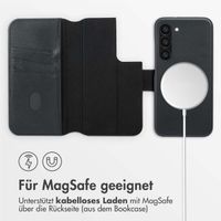 Accezz 2-in-1 Klapphülle aus Leder mit MagSafe Samsung Galaxy S23 - Onyx Black