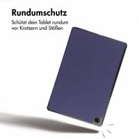 imoshion Trifold Klapphülle Samsung Galaxy Tab A9 Plus - Dunkelblau