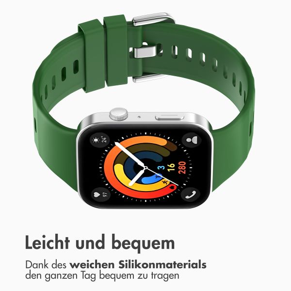 imoshion Silikonband für das  Huawei Watch Fit 3 - Grün