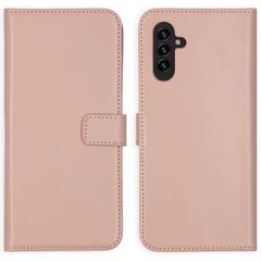 Selencia Echtleder Klapphülle Samsung Galaxy A13 (5G) / A04s - Dusty Pink