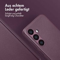 Accezz MagSafe Leather Backcover Samsung Galaxy S24 - Heath Purple