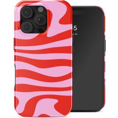 Selencia Vivid Back Cover Apple iPhone 16 Pro - Dream Swirl Pink