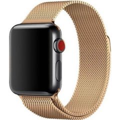WiWu Milanaise-Armband für das  Apple Watch Series 1 t/m 9 / SE (38/40/41 mm) | Series 10 / 11 (42 mm) - Rosé gold