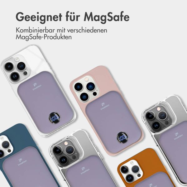 imoshion MagSafe Powerbank - 10.000 mAh - Kabellose Powerbank - Violett