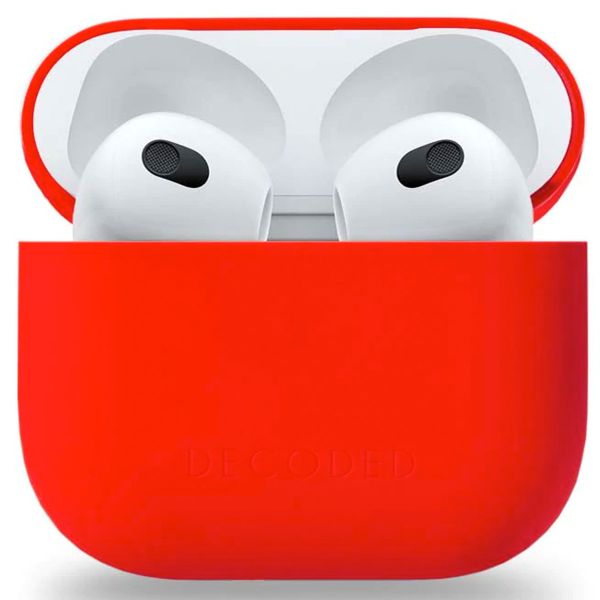 Decoded ﻿Aircase aus Silikon für AirPods 3 (2021) - Rot