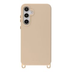 Selencia Rivièra Backcover mit MagSafe mit abnehmbaren Haken Samsung Galaxy A55 (5G) / A35 - Milky Latte